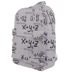 Pattern Wallpaper Math Formula Albert Einstein Classic Backpack by danenraven