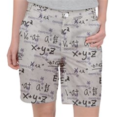 Pattern Wallpaper Math Formula Albert Einstein Pocket Shorts by danenraven