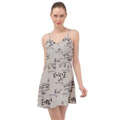 Pattern Wallpaper Math Formula Albert Einstein Summer Time Chiffon Dress by danenraven