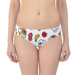 Illustration Vector Fruit Animal Cartoon Pattern Hipster Bikini Bottoms by Wegoenart