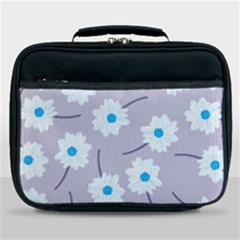 Flower Pattern Background Lunch Bag by Wegoenart