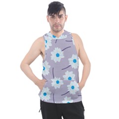 Flower Pattern Background Men s Sleeveless Hoodie by Wegoenart