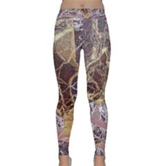 Marble Pattern Texture Rock Stone Surface Tile Classic Yoga Leggings