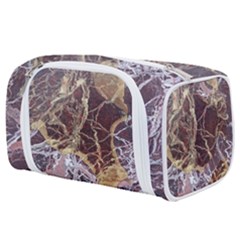 Marble Pattern Texture Rock Stone Surface Tile Toiletries Pouch