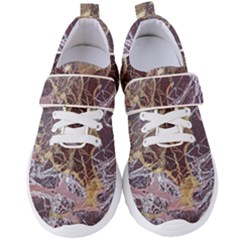 Marble Pattern Texture Rock Stone Surface Tile Women s Velcro Strap Shoes by Ravend