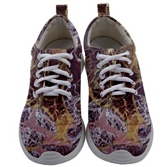 Marble Pattern Texture Rock Stone Surface Tile Mens Athletic Shoes by Ravend