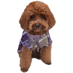 Marble Pattern Texture Rock Stone Surface Tile Dog T-shirt