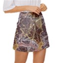 Marble Pattern Texture Rock Stone Surface Tile Mini Front Wrap Skirt View3