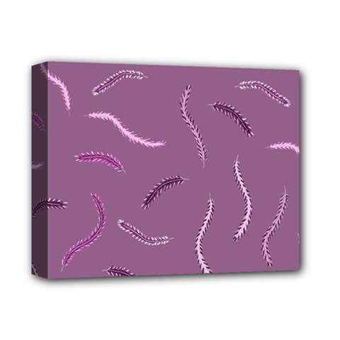 Feather Deluxe Canvas 14  X 11  (stretched) by nateshop