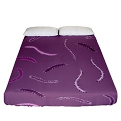 Feather Fitted Sheet (california King Size) by nateshop