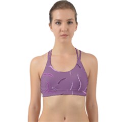 Feather Back Web Sports Bra by nateshop