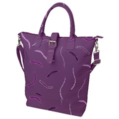 Feather Buckle Top Tote Bag by nateshop