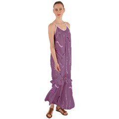 Feather Cami Maxi Ruffle Chiffon Dress by nateshop