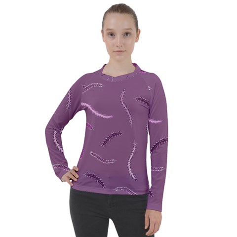 Feather Women s Pique Long Sleeve Tee by nateshop