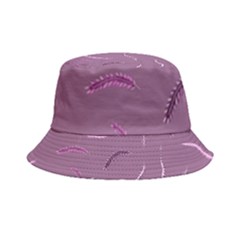 Feather Inside Out Bucket Hat