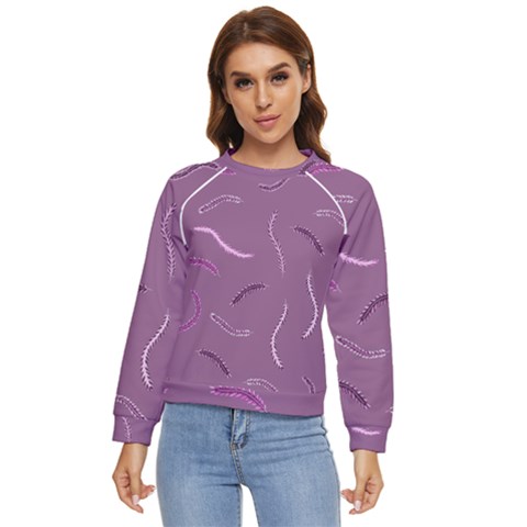 Feather Women s Long Sleeve Raglan Tee by nateshop