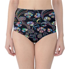 Floral Classic High-waist Bikini Bottoms by nateshop