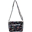 Floral Shoulder Bag with Back Zipper View3