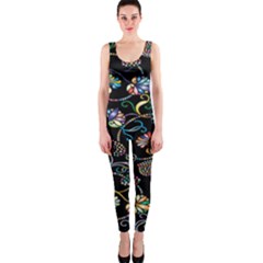 Floral One Piece Catsuit