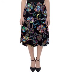 Floral Classic Midi Skirt by nateshop