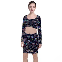 Floral Top And Skirt Sets by nateshop