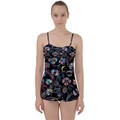 Floral Babydoll Tankini Set by nateshop