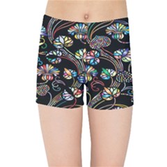 Floral Kids  Sports Shorts by nateshop