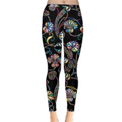 Floral Inside Out Leggings by nateshop