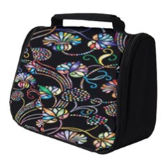 Floral Full Print Travel Pouch (small) by nateshop