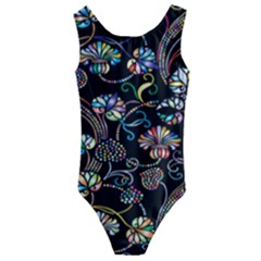 Floral Kids  Cut-out Back One Piece Swimsuit by nateshop