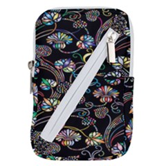 Floral Belt Pouch Bag (large) by nateshop