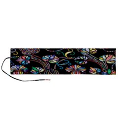 Floral Roll Up Canvas Pencil Holder (l)