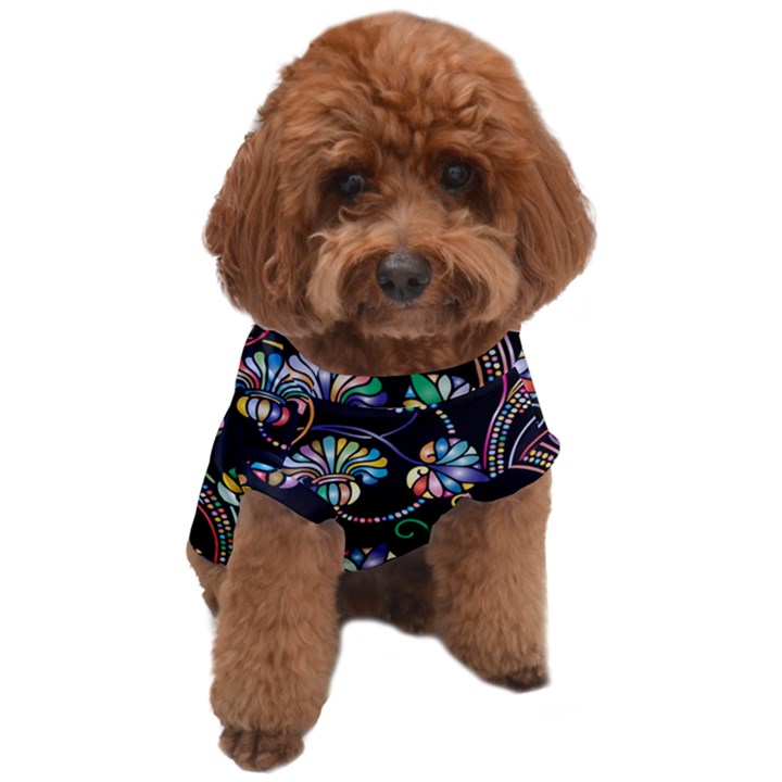 Floral Dog T-Shirt