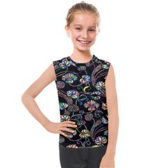 Floral Kids  Mesh Tank Top by nateshop