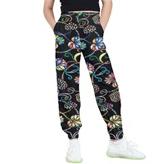 Floral Kids  Elastic Waist Pants by nateshop