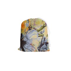 Flower Drawstring Pouch (small) by nateshop