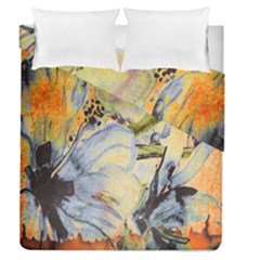 Flower Duvet Cover Double Side (queen Size) by nateshop