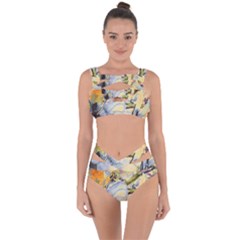 Flower Bandaged Up Bikini Set  by nateshop