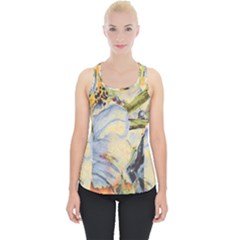 Flower Piece Up Tank Top by nateshop