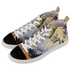 Flower Men s Mid-top Canvas Sneakers by nateshop