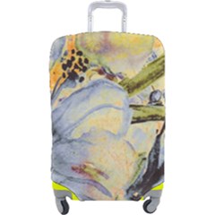 Flower Luggage Cover (large) by nateshop