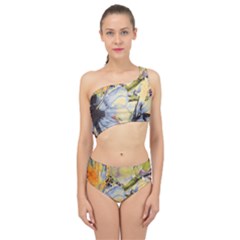 Flower Spliced Up Two Piece Swimsuit by nateshop