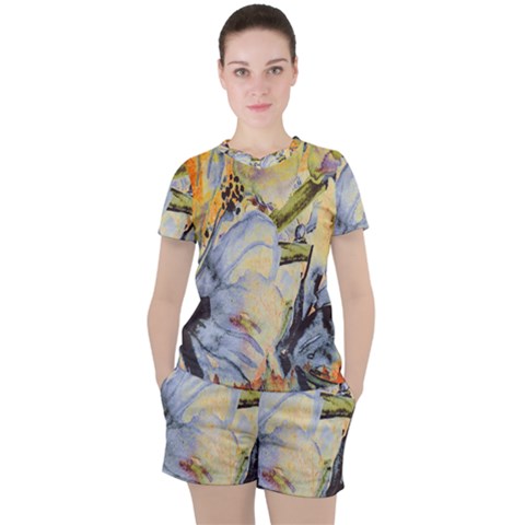 Flower Women s Tee And Shorts Set by nateshop