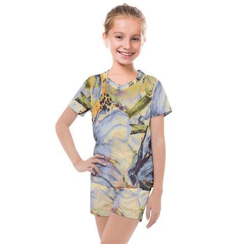 Flower Kids  Mesh Tee And Shorts Set by nateshop