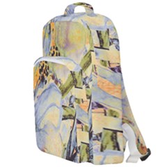 Flower Double Compartment Backpack by nateshop