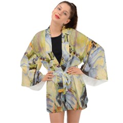 Flower Long Sleeve Kimono by nateshop