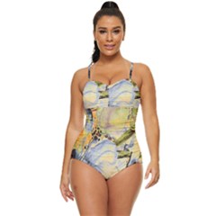 Flower Retro Full Coverage Swimsuit by nateshop