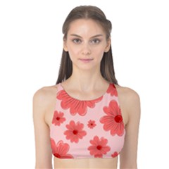 Flowers Tank Bikini Top by nateshop