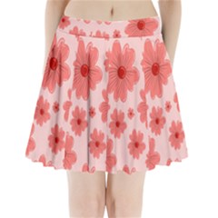 Flowers Pleated Mini Skirt by nateshop