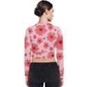 Flowers Long Sleeve Zip Up Bomber Jacket View2